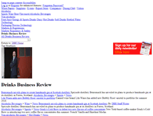 Tablet Screenshot of drinks-business-review.com
